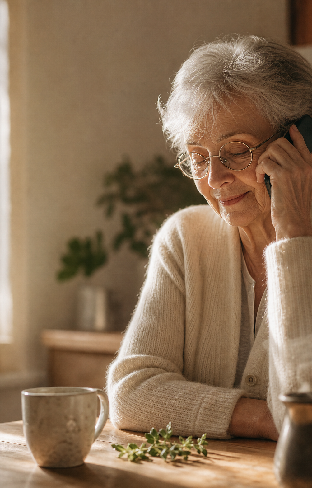 Companio daily check-ins that help caregivers stay close to Mom